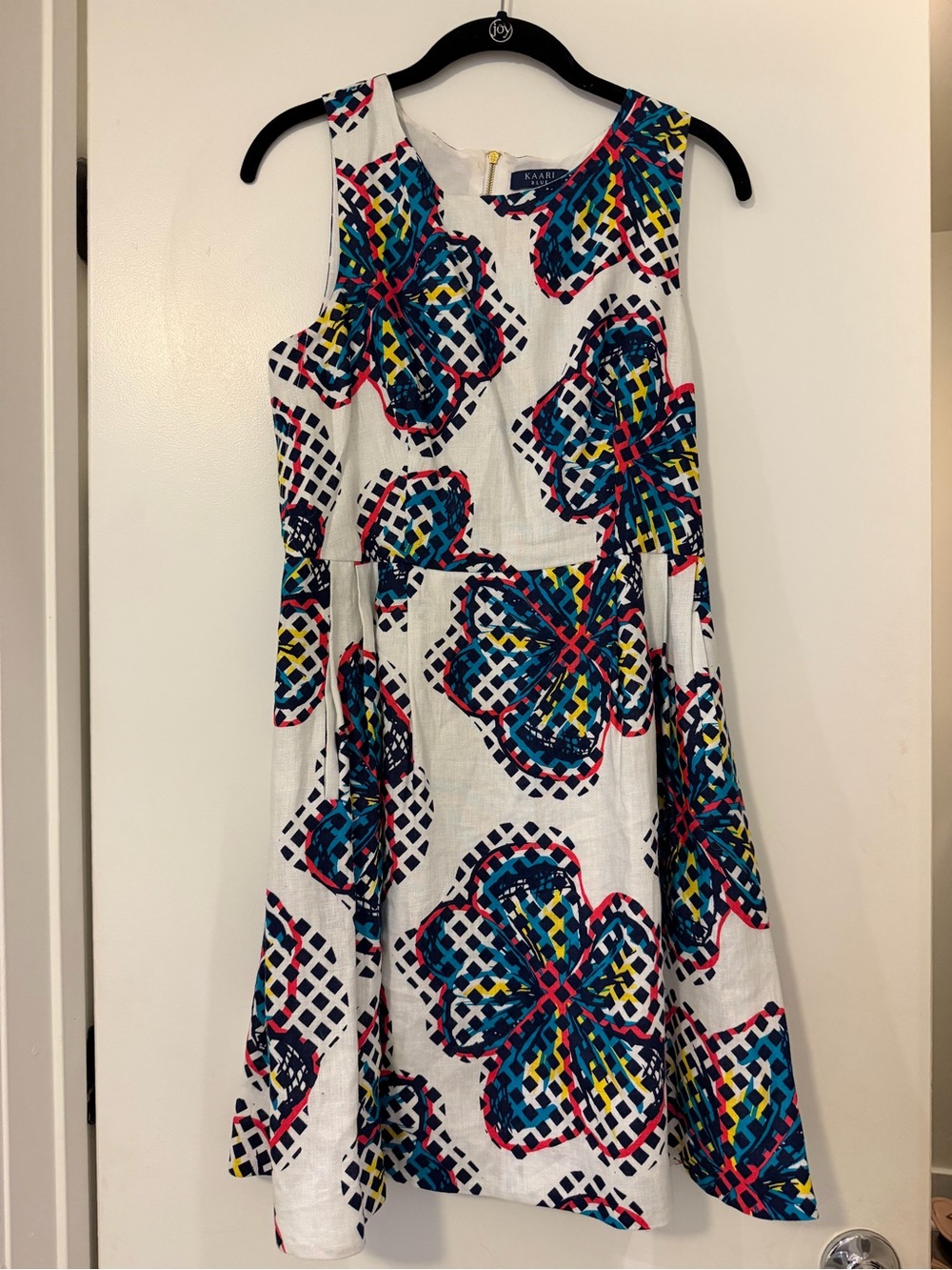 flower linen dress
